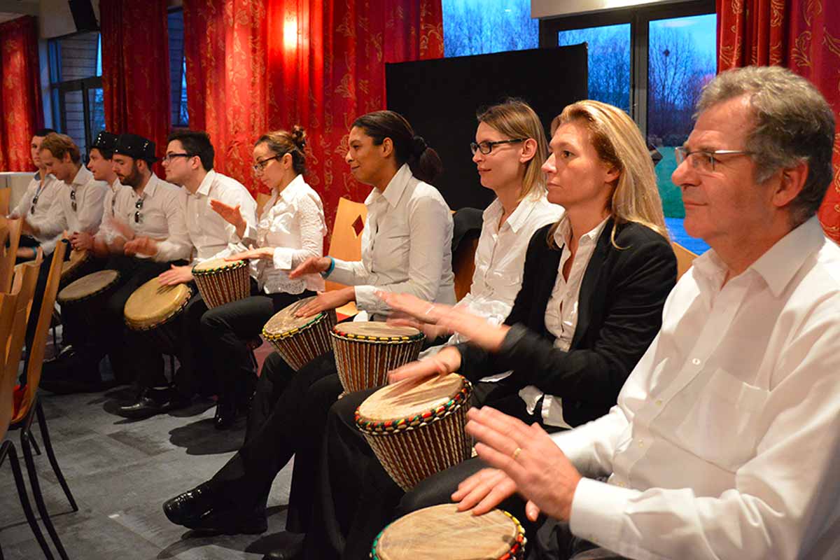 Animation atelier percussions - Agence PALOMA