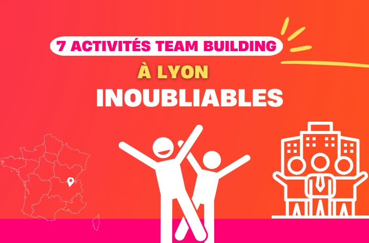 Vignette d'article de blog représentant l'article de blog sur 7 idées d'activités de team building à réaliser sur place